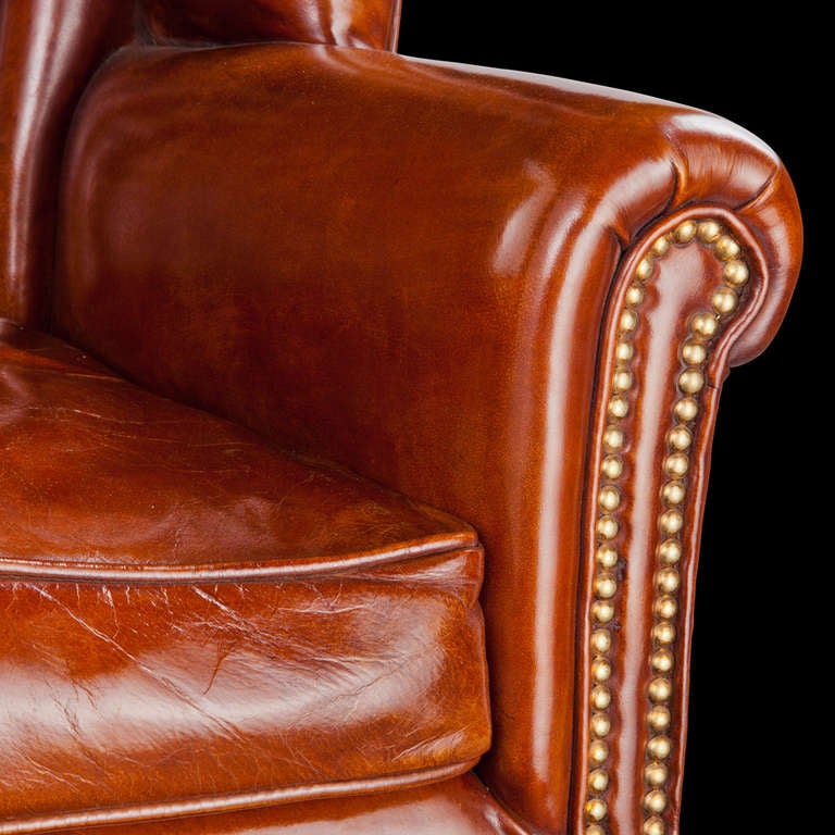 Victorian Leather Channel Back 3
