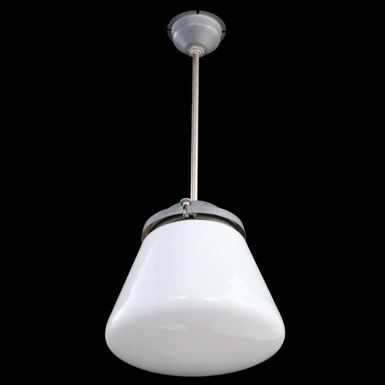 Opaline Glass School Globe