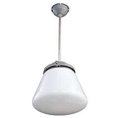 Opaline Glass School Globe