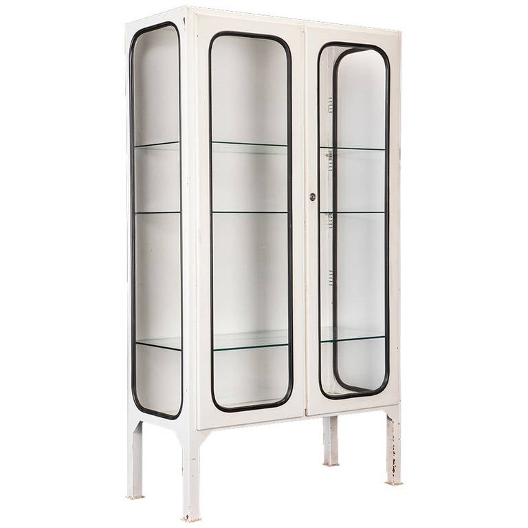 Industrial Vitrine Cabinet at 1stDibs