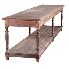 Long French Draping Table