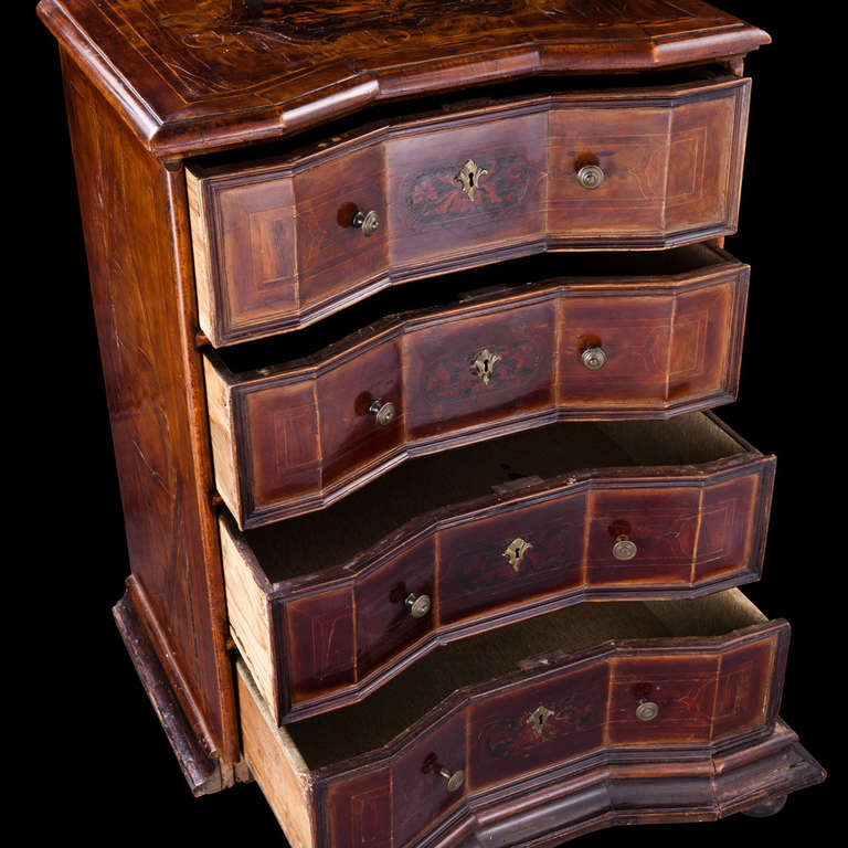 Wood Chest of Drawers
