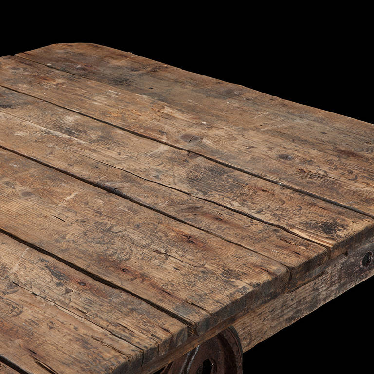 Wood Plank Coffee Table 1