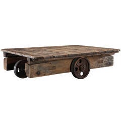 Wood Plank Coffee Table