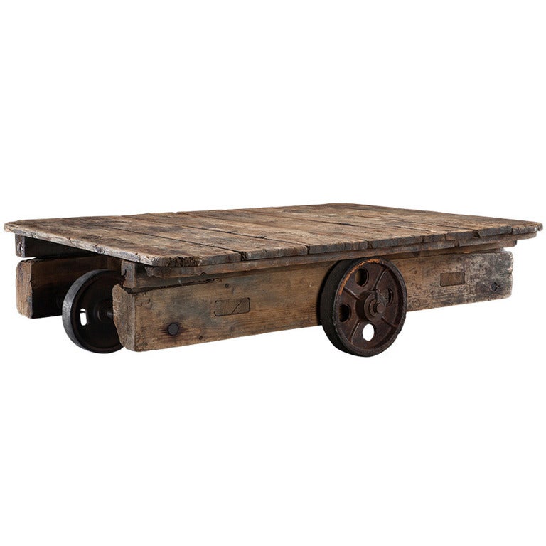 Wood Plank Coffee Table