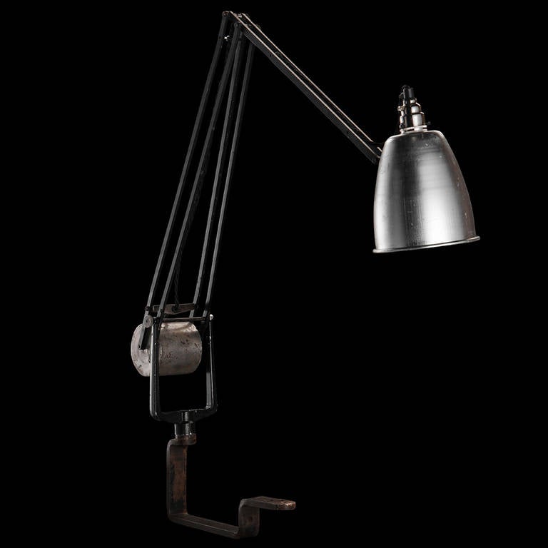 Iron Hadrill & Horstmann “Roller” Architect’s Lamp
