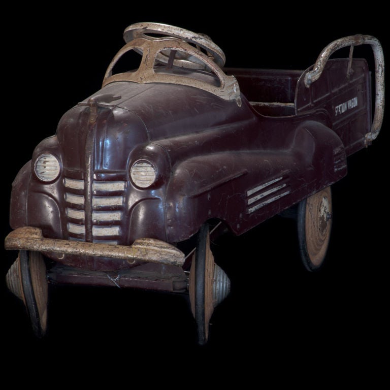 American pressed-metal, child's pedal car