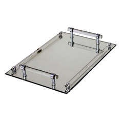 French 1930s Mirrored Serving Tray French 1930s Mirrored Serving Tray
