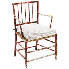 An Early 19th century Victorian Cottage Armchair 1