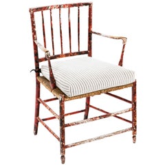 An Early 19th century Victorian Cottage Armchair