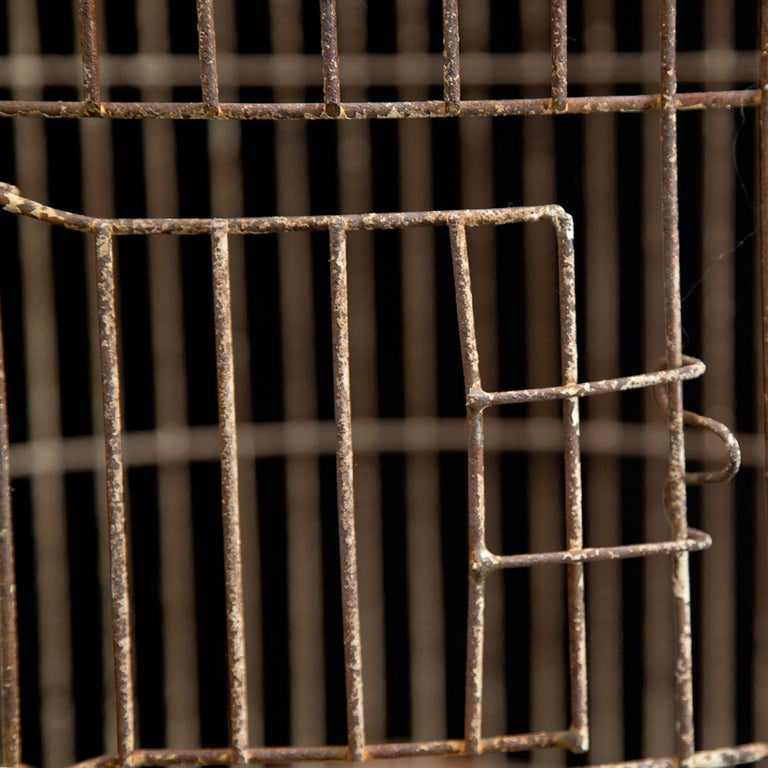 Wire Birdcage In Distressed Condition In Culver City, CA