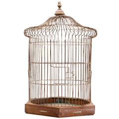 Antique Wire Birdcage