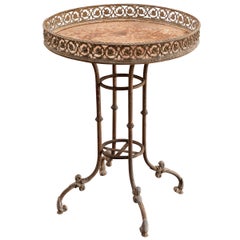 Antique Decorative Iron Garden Table