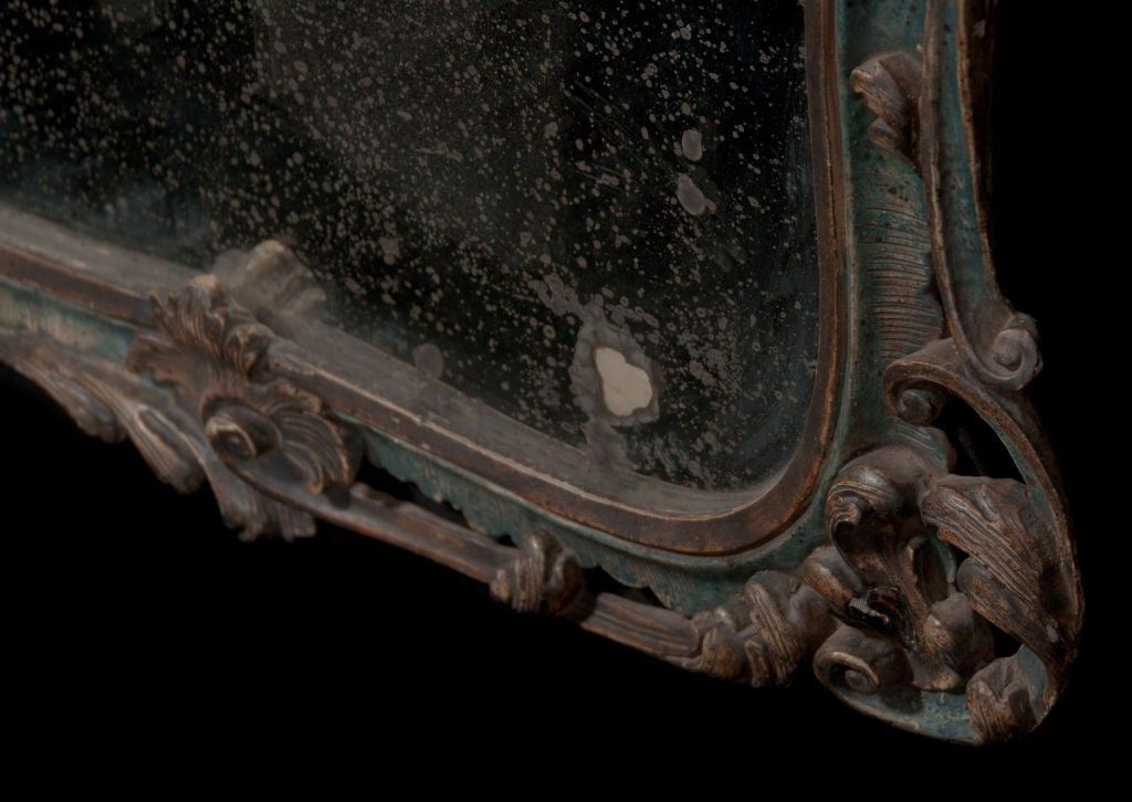 19th Century Hand Carved Ornate Mirror