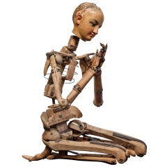 Modello scheletrico d'artista a grandezza naturale /Mannequin