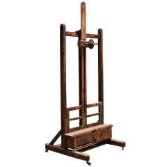 Large Primitive Painter's Easel