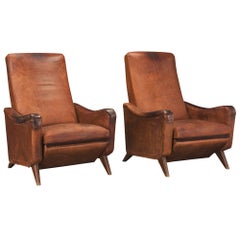 Leather Lounge Chairs