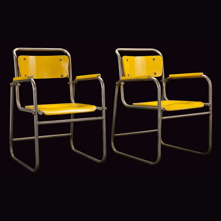 Pair or Modern Belgian Chairs