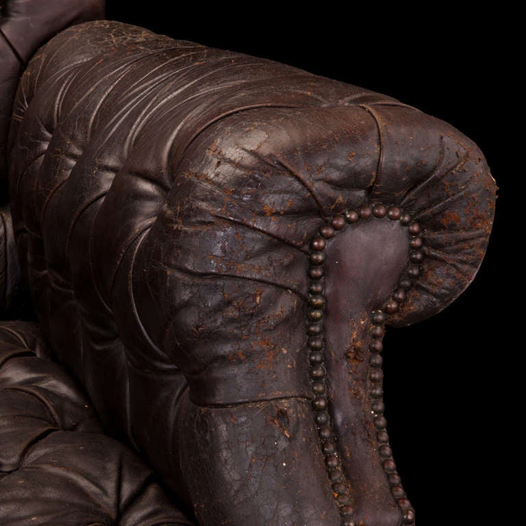 oversized leather chair