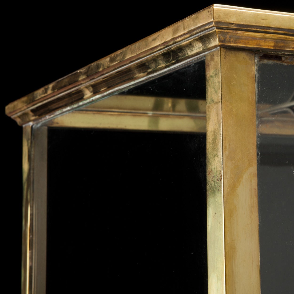 Early 20th Century Brass Display Cabinet