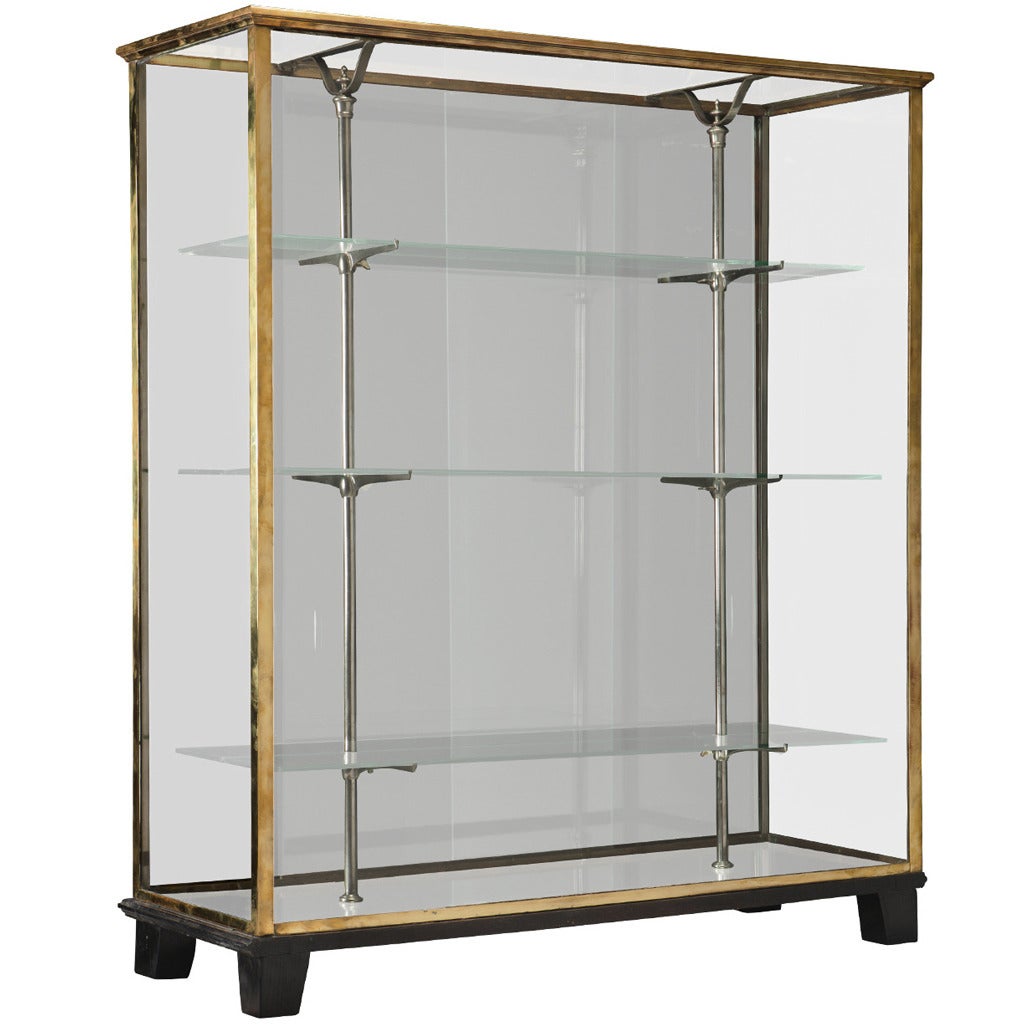 Brass Display Cabinet
