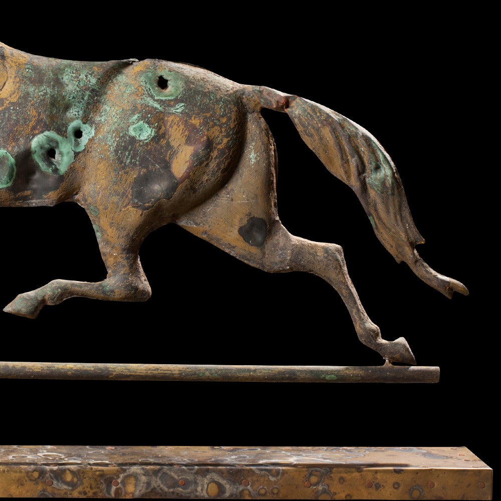 American Running Horse Weathervane