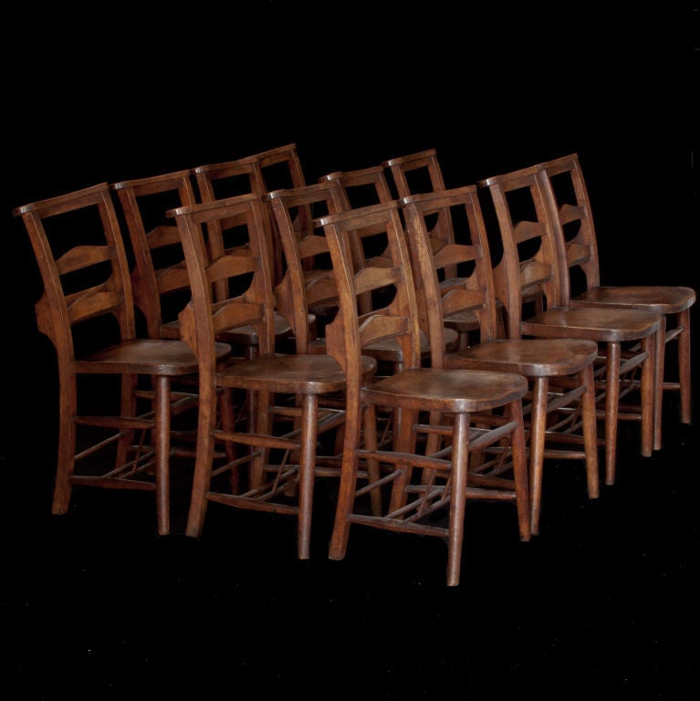 20th Century Unique School / Library Chairs