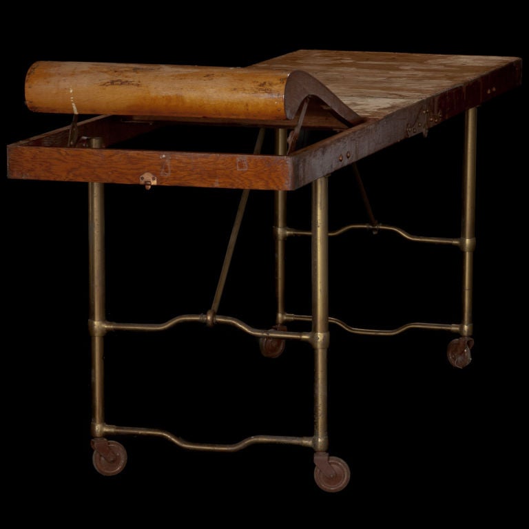 Wood Medical Folding Table