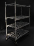 Zinc Slatted Work Shelves