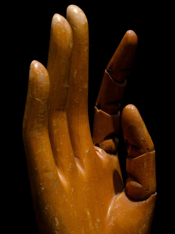 20th Century Articulated Artist Mannequin Hand