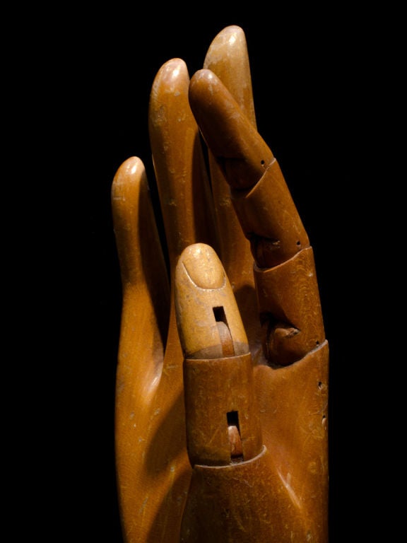 Pine Articulated Artist Mannequin Hand