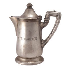 Antique Ritz Carlton Hotel Silver Creamer