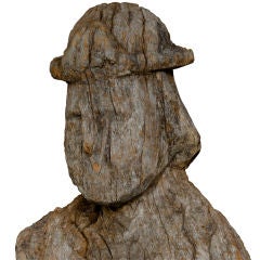 French Primitive Wood Santos