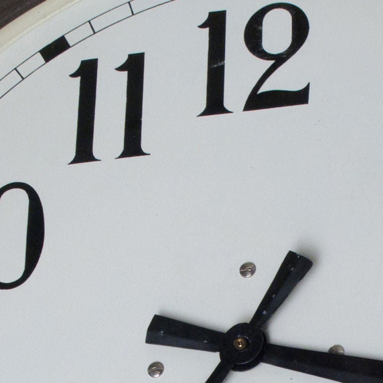 Double Face IBM Clock