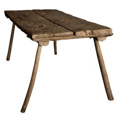English Primitive Work Table English Primitive Work Table