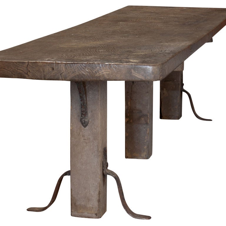 Monumental English Scullery Table