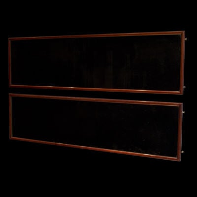 Pair of Mahogany Haberdashery Mirrors