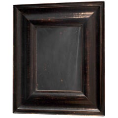 Mahogany Mirror with Broad Frame