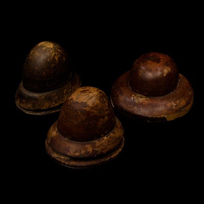 French Wood Hat Molds