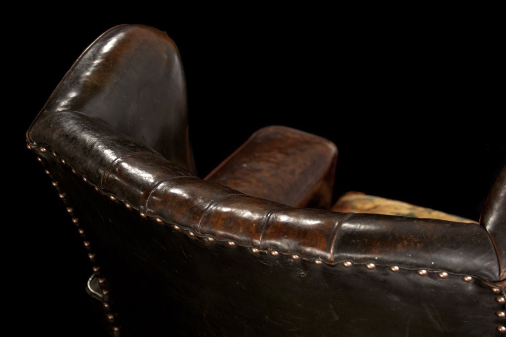 Leather Deco Club Chair 1