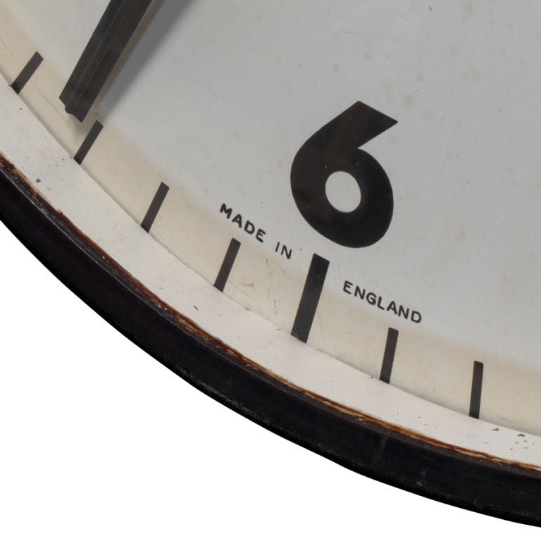 Mid-20th Century Smith's Industrial Clock
