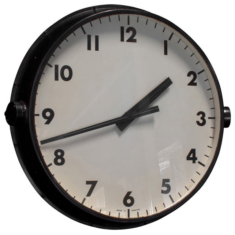Smith's Industrial Clock
