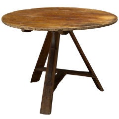 French Round Tavern Table