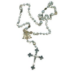Victorian Mother of Pearl Rosary