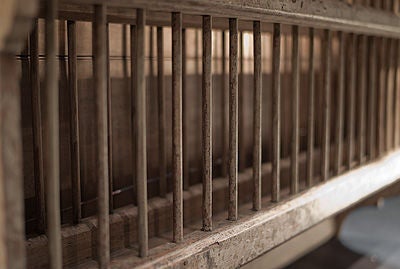 Monumental English Wood Plate Rack 1