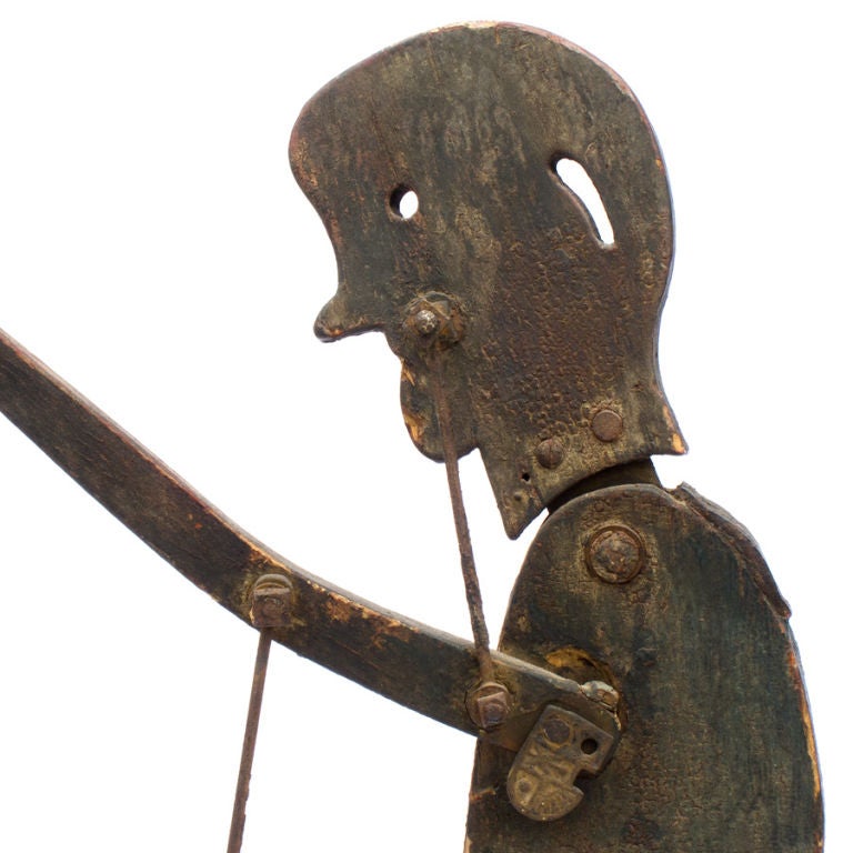 Wood American 19th Century Large Whirligig