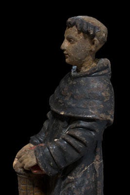 18th Century and Earlier 18th Century Religious Statue of St Francis