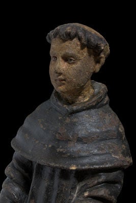 Stone 18th Century Religious Statue of St Francis