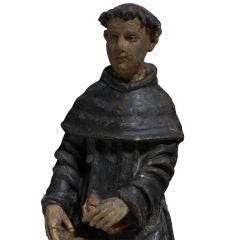 18th Century Religious Statue of St Francis
