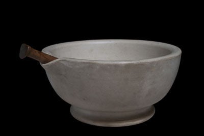 19th Century Early Apothecary Mortar and Pestle
